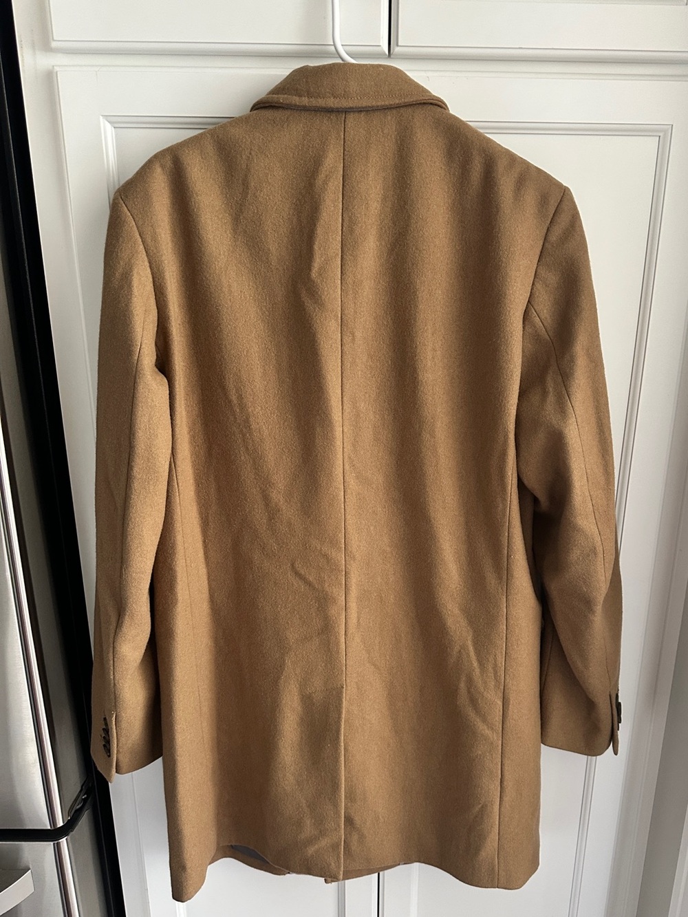 Banana Republic Men's Camel Wool Mix Coat Size M - Picture 3 of 12